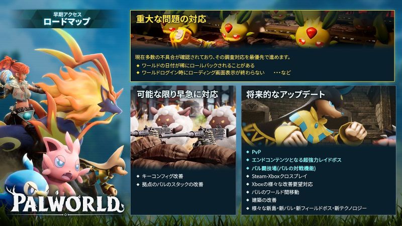 アーリーアクセス中なので今後の拡張にも期待
